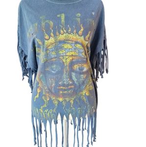 Sublime fringe shredded band tshirt